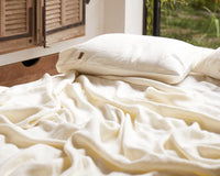 Kip & Co - Cloud Dancer Linen bedding