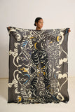 POM Amsterdam -Shawl- Pride Black and White