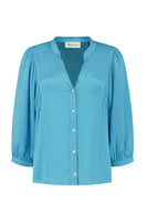 Pom Amsterdam - Dreamy Blue- Blouse