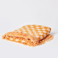 Bonnie and Neil- Checkers Goldie Blanket