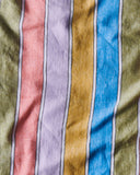 Kip & Co- Majorca Stripe Woven Linen sheets