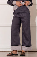 ADORNE - NISHA CROPPED CONTRAST PANT