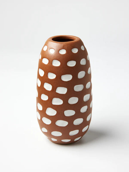 Jones & Co - Dose Vase- Terra Spot