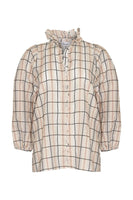 Zoe Kratzmann-Grant Top- Ivory Check