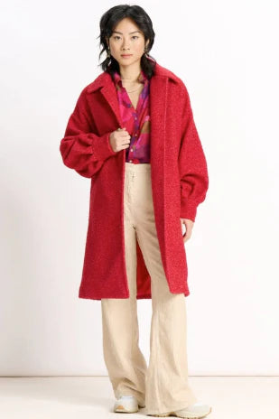 POM Amsterdam -Coat-Scarlet Red