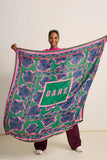 POM Amsterdam -Shawl-Dare Flower-Pop pink