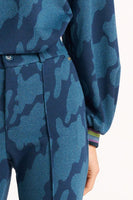 POM Amsterdam - Pants-Swirl Horizon Blue