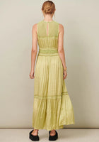 POL- Lara Tiered Dress- Pistachio