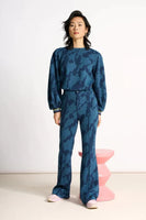 POM Amsterdam - Pants-Swirl Horizon Blue