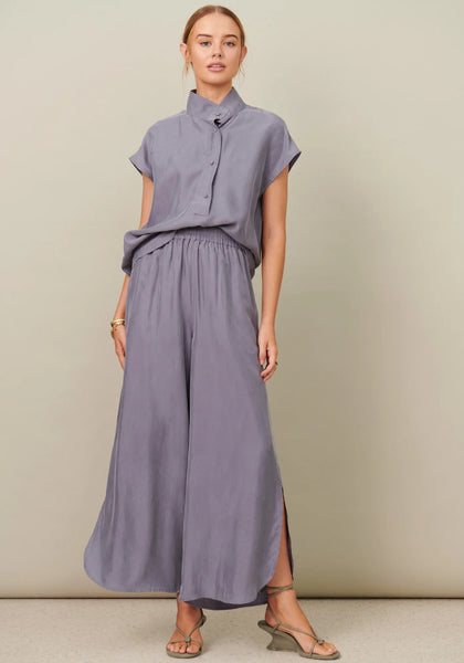 Cupro Pants - Blue