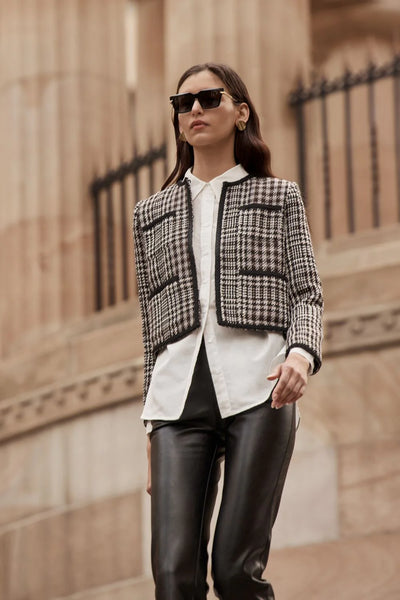 Zoe Kratzmann- Patron Jacket- Check Boucle