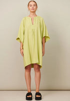 POL- Gia Linen Dress- Pistachio