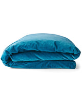 Kip & Co- Lagoon Teal Velvet Pillowcase