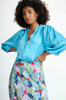 Pom Amsterdam - Dreamy Blue- Blouse