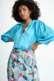 Pom Amsterdam - Dreamy Blue- Blouse