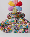 Kip & Co- Bliss Floral Velvet Pea Cushion