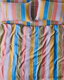 Kip & Co- Majorca Stripe Woven Linen sheets