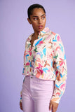 Pom Amsterdam - Mila Origami Fest- Ecru -Blouse