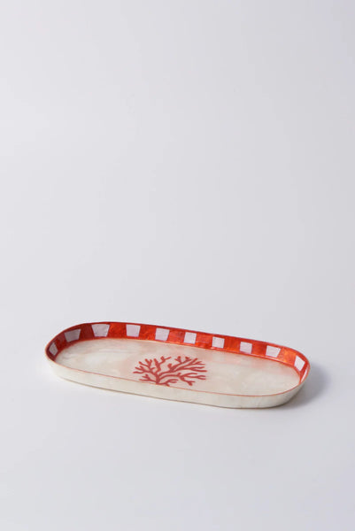ATLANTIC CORAL TRAY RED