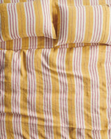 Kip & Co- Sweet Stripe Woven Linen sheets