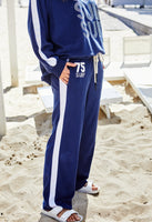 Hammill & Co - Sun Towelling Pant in Navy