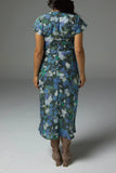 Proxy Dress Forest Blur- Zoe Kratzmann