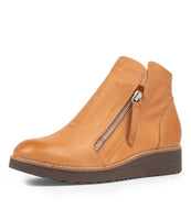 Top End- OHMY- Dark Tan-Chocolate sole- Leather Boot