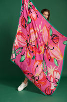 Lily Fuchsia Shawl