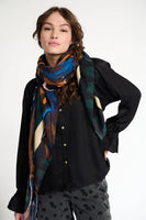 Mythical Bird Green Shawl - POM Amsterdam