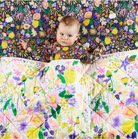 Kip & Co Black Meadow Pillow Slips 2 Pair