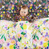 Kip & Co Black Meadow Pillow Slips 2 Pair
