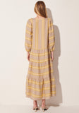 POL Bayside Stripe MIDI Dress