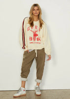 Hammill & CO - WILD HIGH-LOW VINTAGE SWEAT - NATURAL