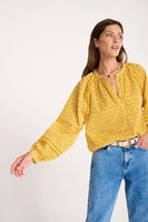 POM Amsterdam - Top- Brodery Flowers-Mango