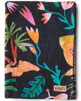 KIP & CO - POLYNESIAN CASTAWAY PRINTED TERRY BATH TOWEL