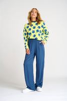 POM Amsterdam -Pants-Indigo Blue