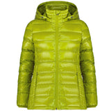 Moke - Lyn Packable Down Jacket - Chartreuse