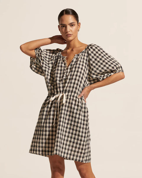 Zoe Kratzmann-tinker dress-Licorice check