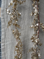 Dried Gum Garland with Lights - Champagne