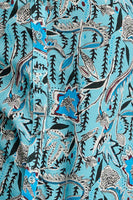 Sky Light Blue Flows Blouse - POM AMSTERDAM