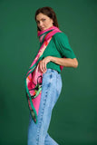 Lily Fuchsia Shawl
