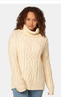 Maxted - Ivory Bracken Cable Roll Neck Jumper