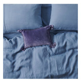 Washed Denim Blue Linen Pillowslips & Sheets Kip & Co