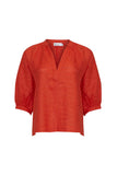 Flame Embroidered Top