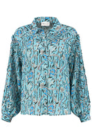 Sky Light Blue Flows Blouse - POM AMSTERDAM